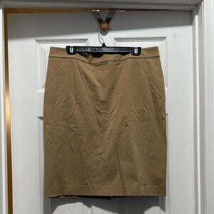 Ann Taylor Brown Pencil Skirt